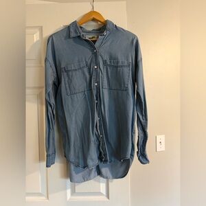 Old Navy Women’s Denim Button Down Shirt